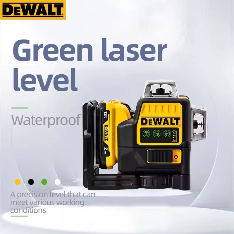 DEWALT DW089LG Laser 12V horizontal 12 lignes 3 axes * 360 degrés