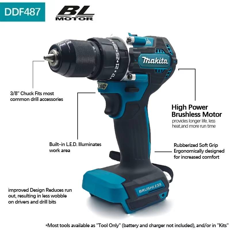 Perceuse-visseuse sans fil Makita DDF48718V