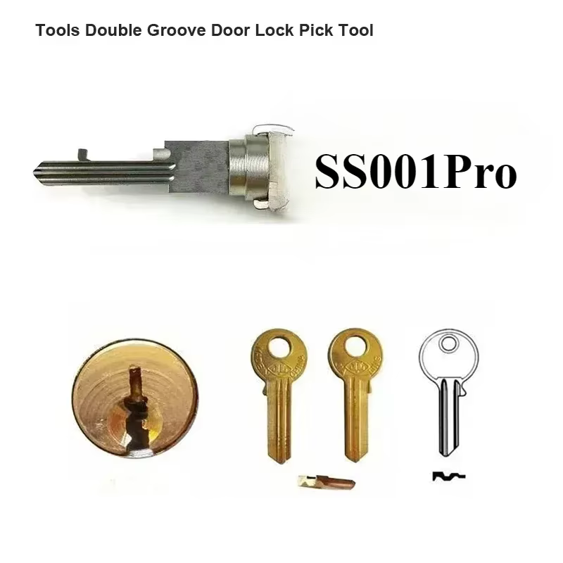 Outils de serrurier 2-en-1 SS001 pour Lishi Yale