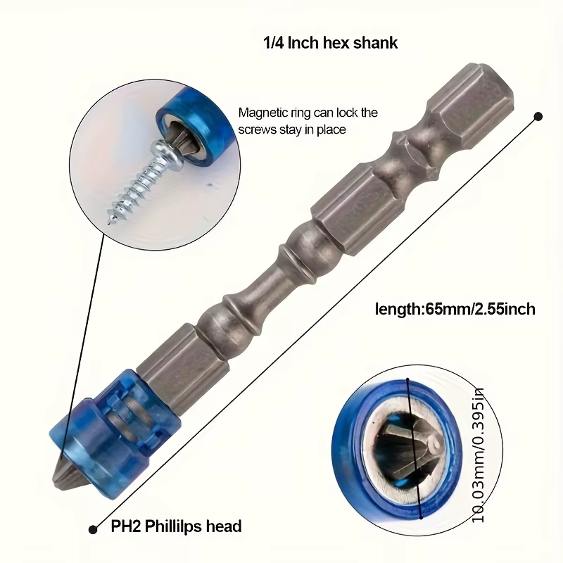 Embouts de perçage magnétiques