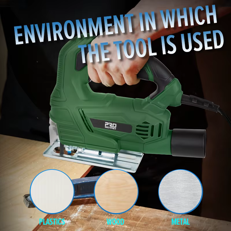 Scie sauteuse électrique 500W à vitesse Variable 220 V pour le travail du bois