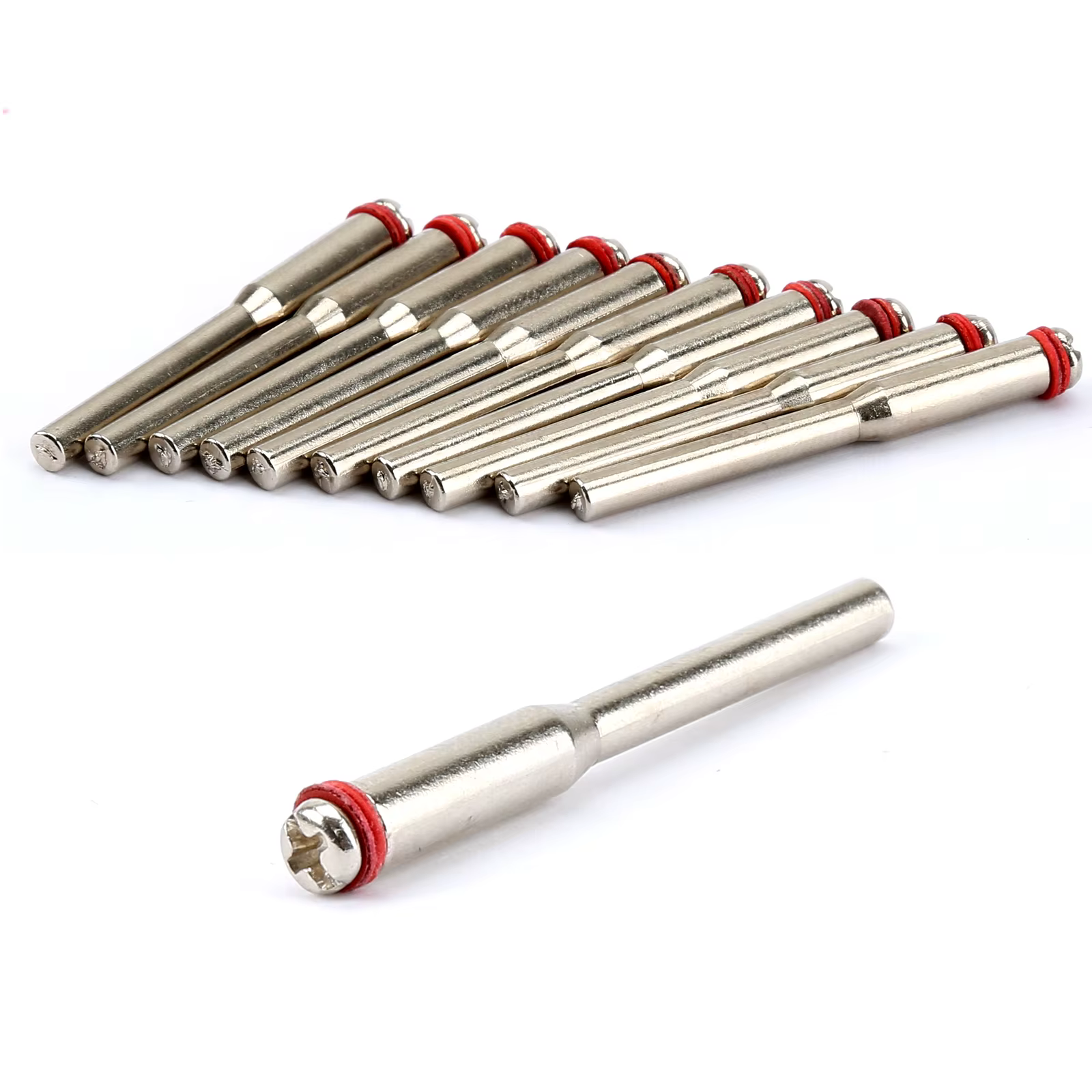 DRELD 10 pièces 3.175mm mandrins de disque de coupe roue de polissage mandrin support