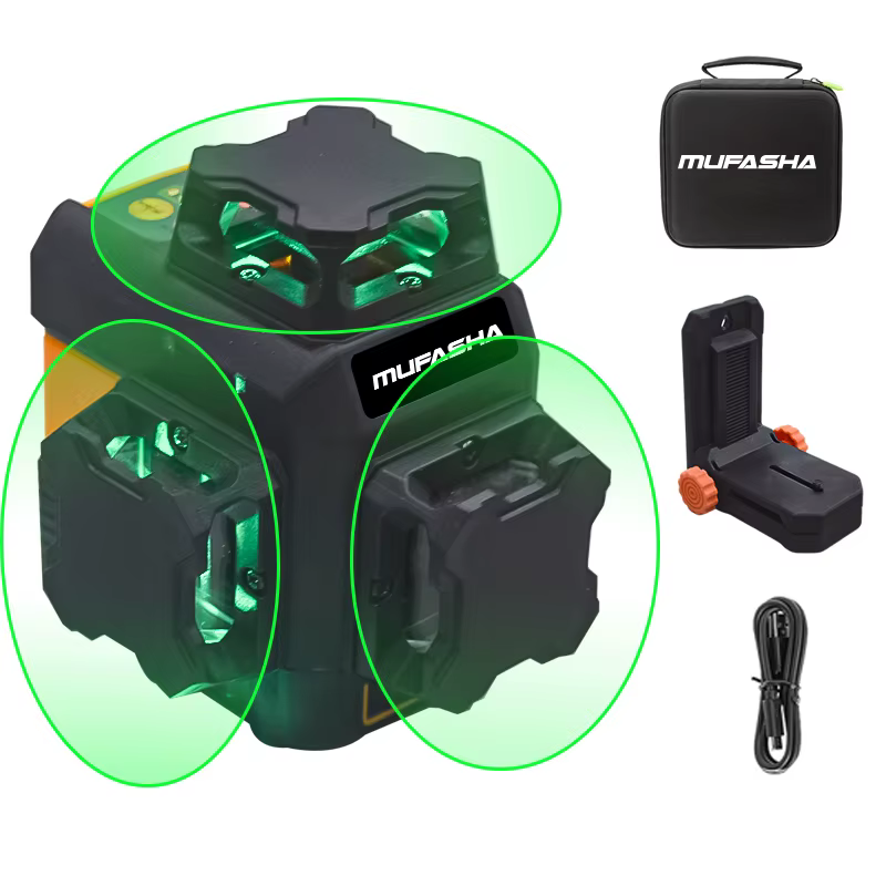 Niveau laser auto-nivelant 12 lignes vertes