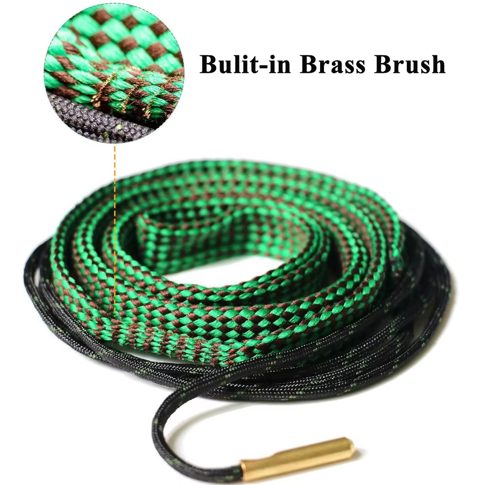 Kit de nettoyage de canon de fusil de chasse avec corde
