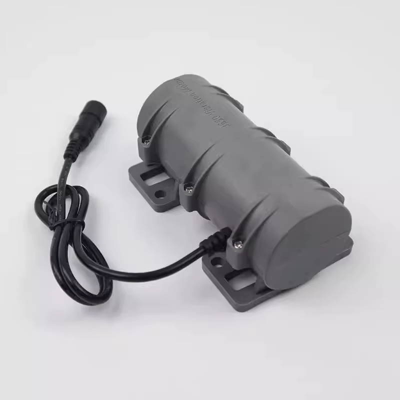 Mini moteur vibrant Portable 12V/24V 3800 tr/min 10W pour systèmes d'avertissement lit de Massage vibrateur de régulation de vitesse (avec alimentation)