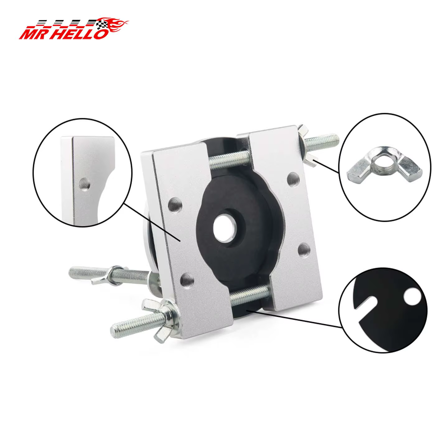 Outil de débosselage en métal pour kit de réparation d'échappement de moto à deux temps offrant un retrait efficace des bosses et un entretien des tuyaux