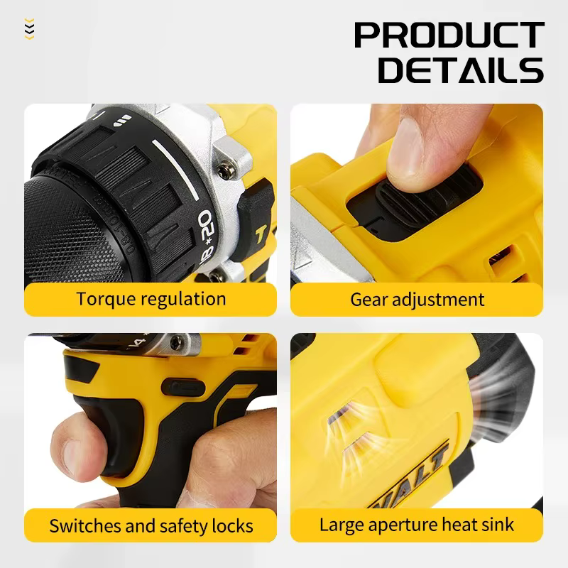 Perceuse-visseuse sans fil DEWALT DCD805 20V MAX XR