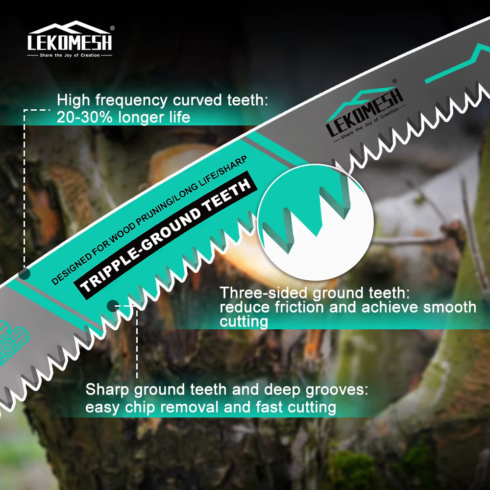 LEKOMESH Lame de scie sabre à dents pour la coupe de bois