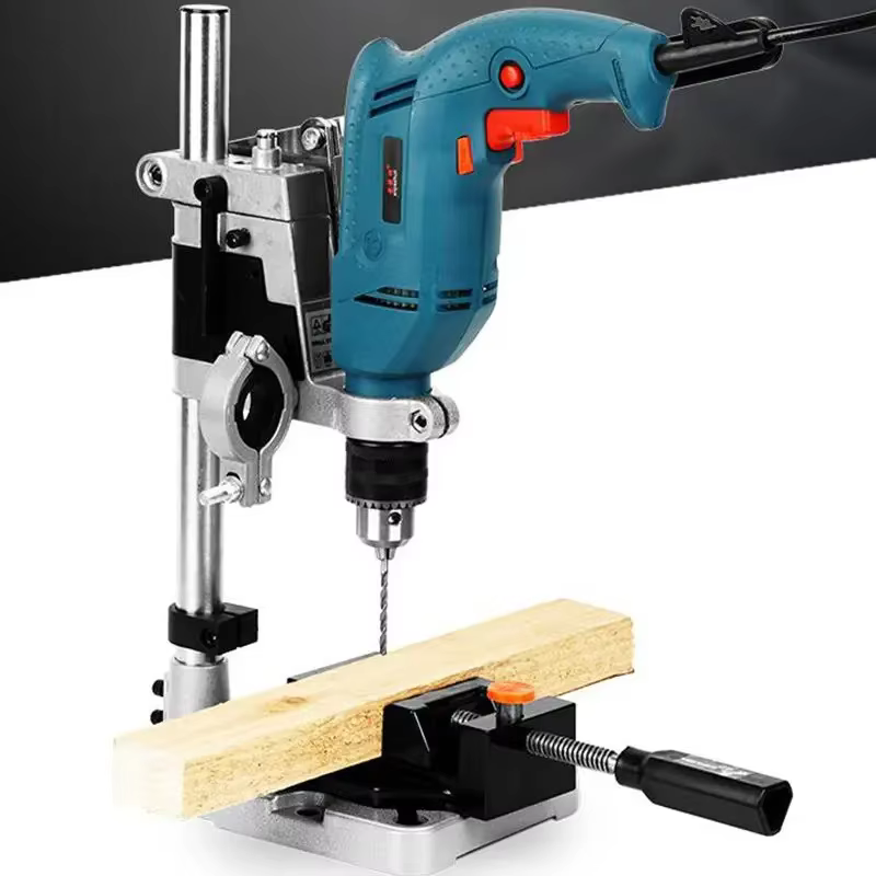 Support de fixation pour perceuse électrique sur établi