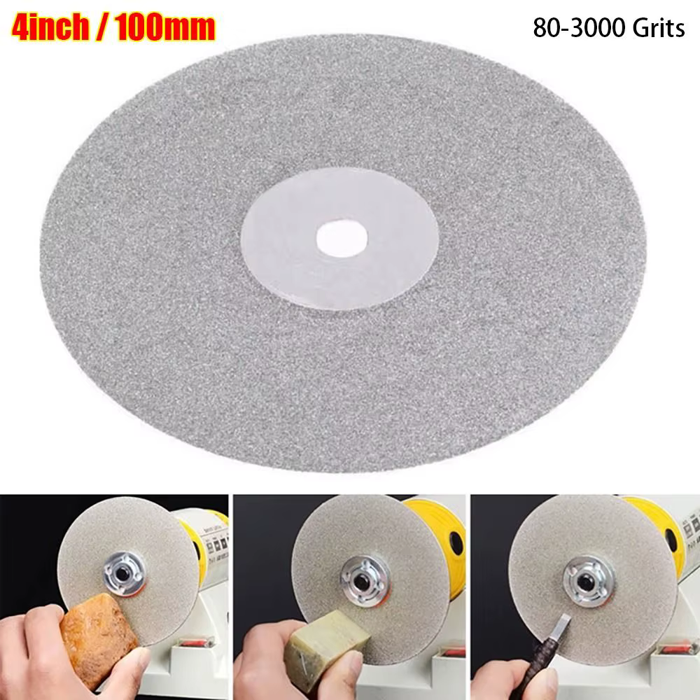 1 pièce Disque de meulage diamanté 4 pouces 100 mm 80-3000 grains