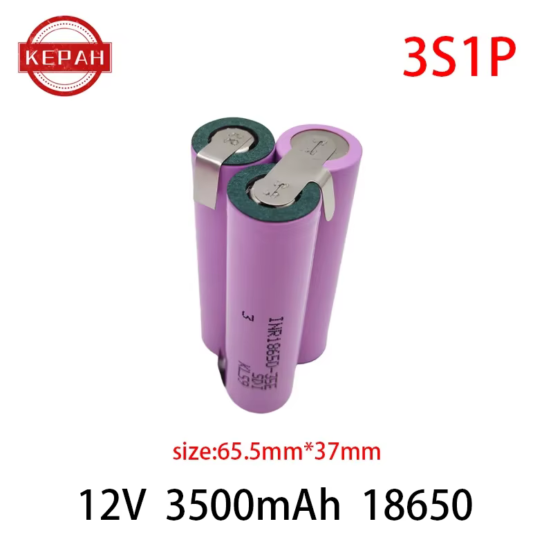 Batterie personnalisée 5S2P 5S3P 5S4P 6S2P 8.4V 3.7V 10.8V 16.8V 18V 25.2V 18650 35E