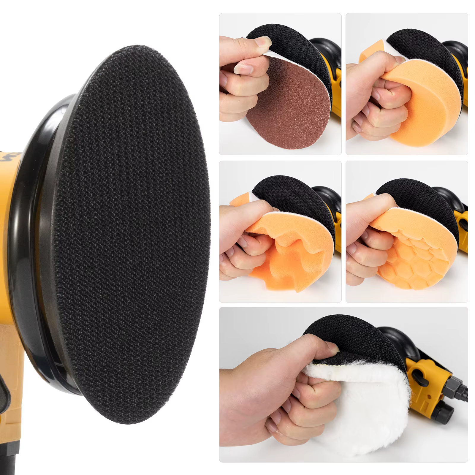 Ponceuse orbitale pneumatique à Air de 5/6 pouces
