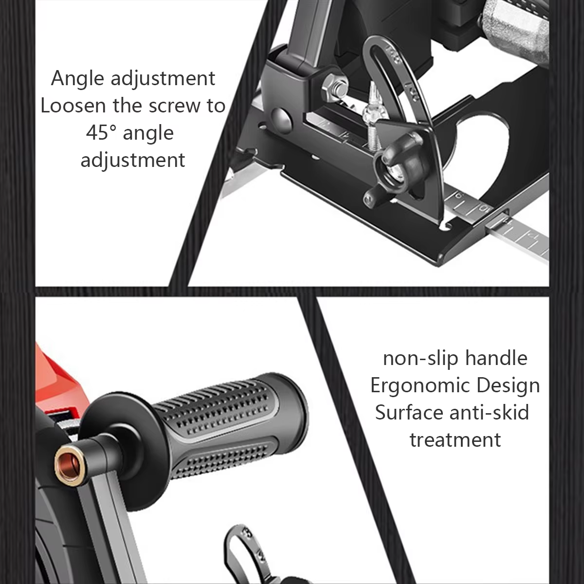 Support de meuleuse Angle réglable 0-45 ° Convertisseur