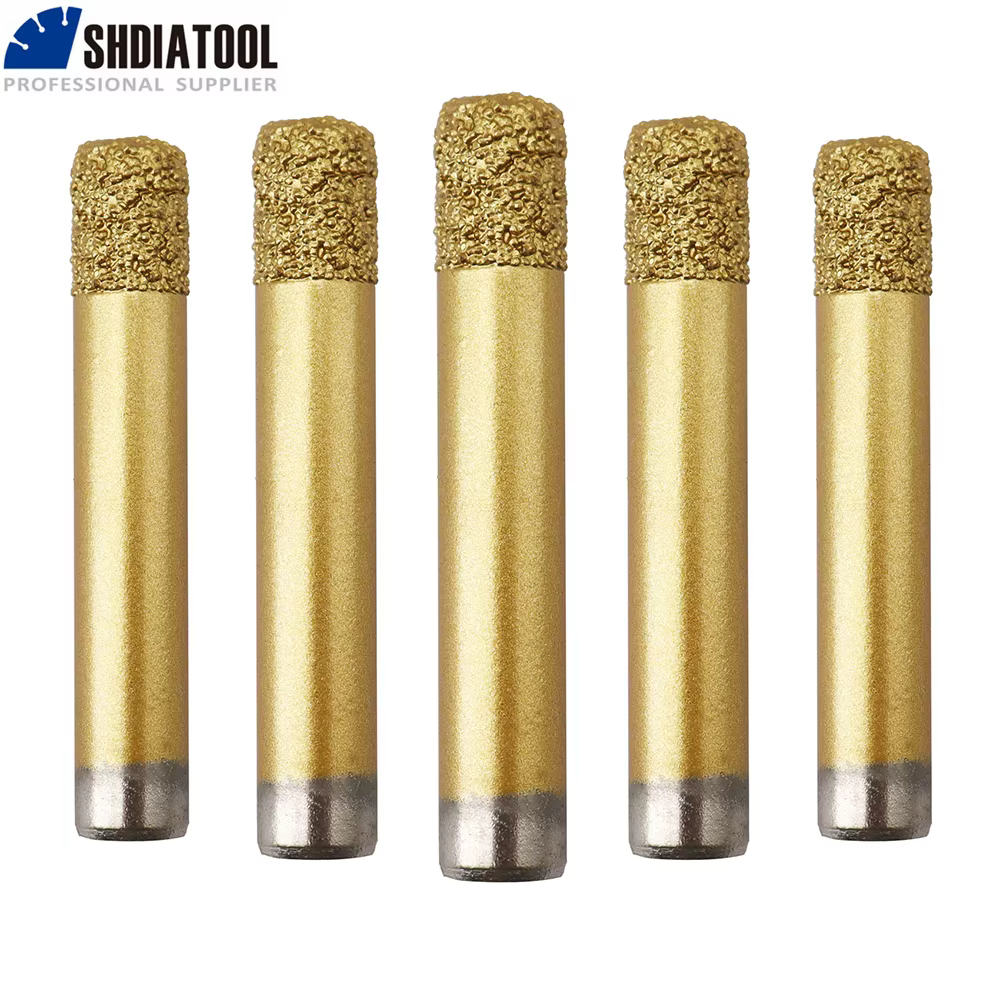 1/2/5 gravure routeur peu diamant fraise graveur Flattop Bluestone marbre granit outil CNC Machine lame couteau à découper