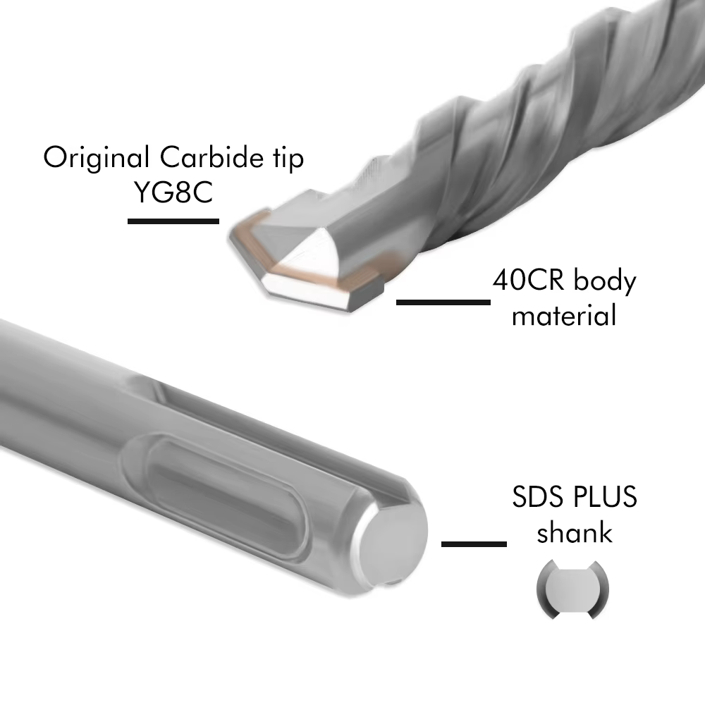 Scie cloche pour béton SDS Plus