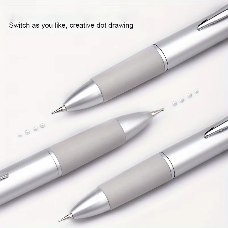 Stylo à points pour nail art, outils de nail art en forme de stylo à bille, pointe pour nail art, peinture à points, kit de manucure pour le dessin à points, salon à domicile