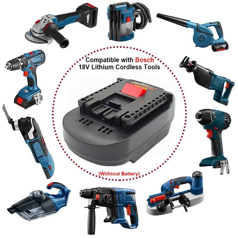 Adaptateur de batterie BAU18BS pour batteries Li-ion Bauer 20V