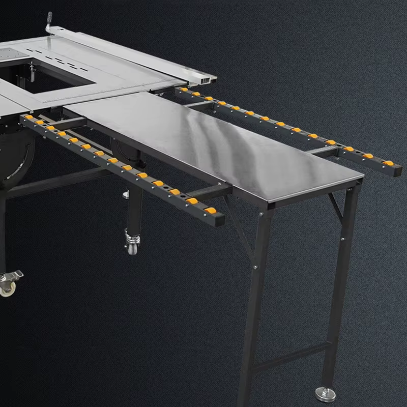 Scie à table multifonctionnelle WJS600B pour le travail du bois avec rail de guidage
