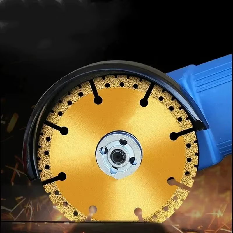 Lame de scie diamantée brasée sous vide jaune 4