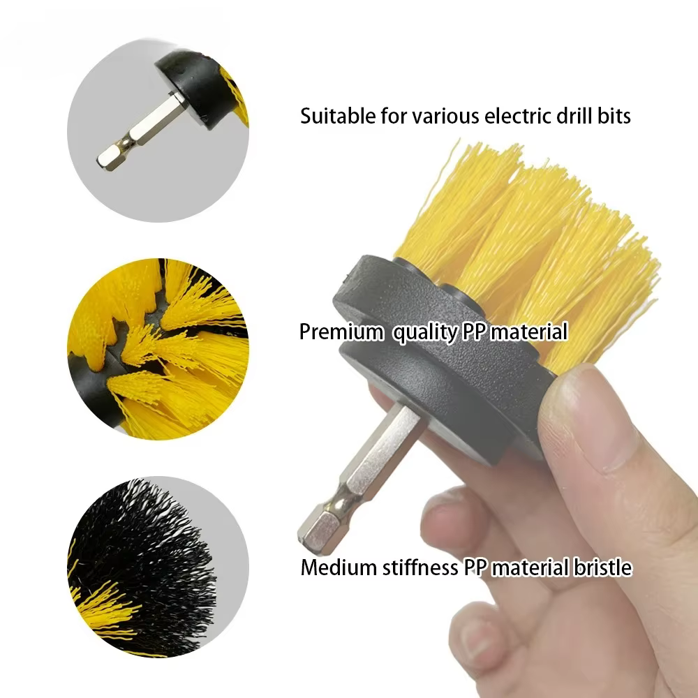 Ensemble de brosses pour perceuse électrique