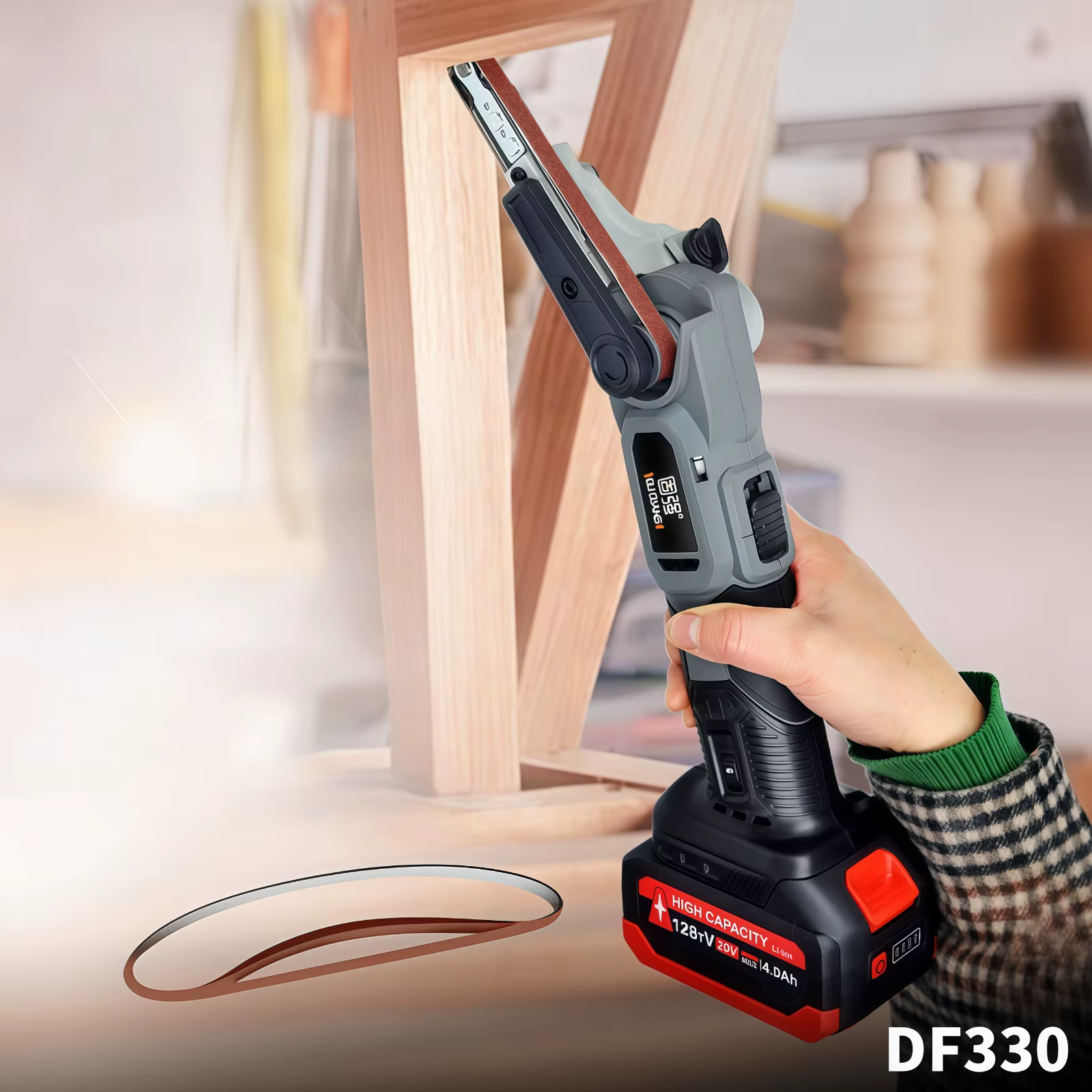 Ponçage électrique pour ​ ​ Makita – Mini ponceuse à bande 18V