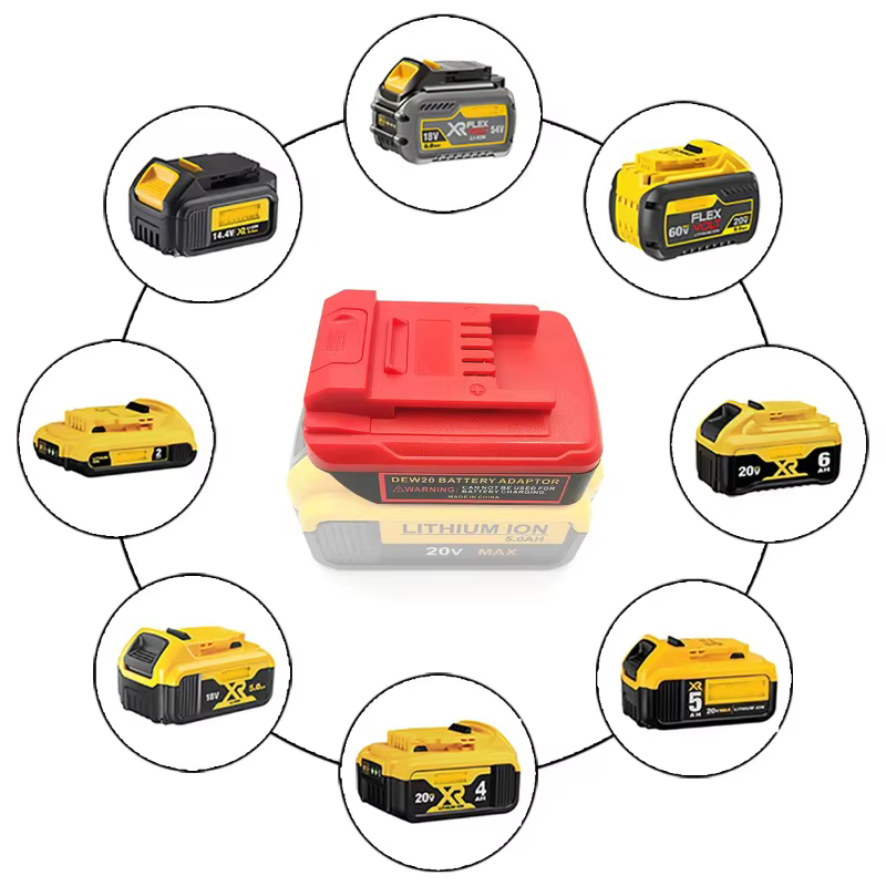 Convertisseur adaptateur d'outil Portable pour batterie Dewalt 20V