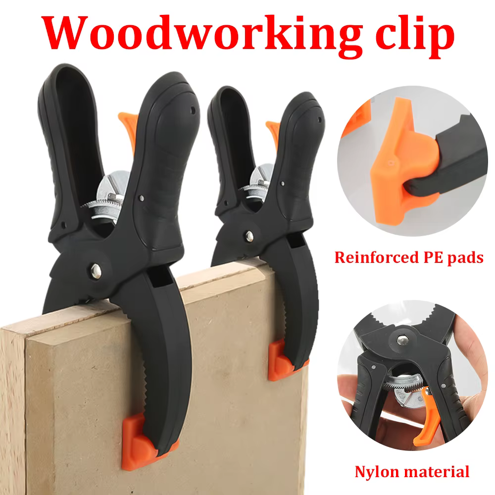 Pince de serrage pour le travail du bois en nylon réglable