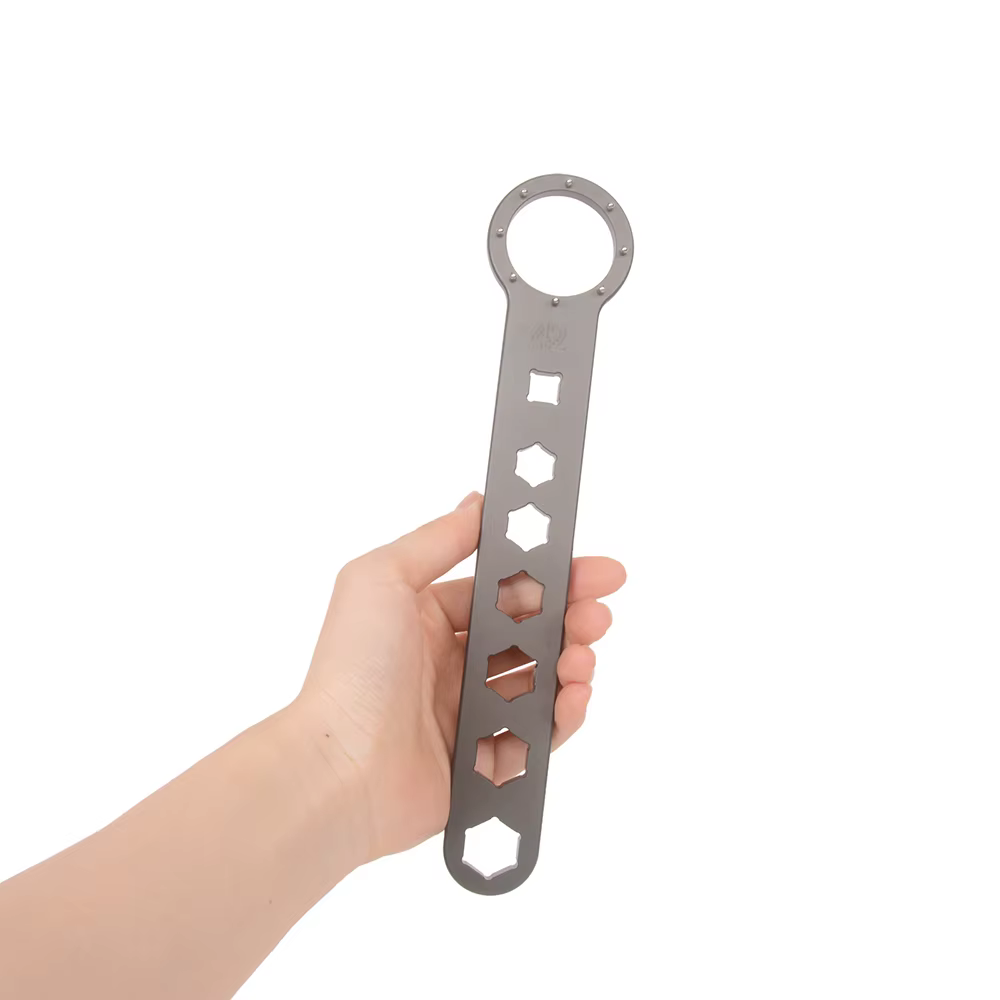 Outils de démontage de tête d'amortisseur avant de moto en aluminium