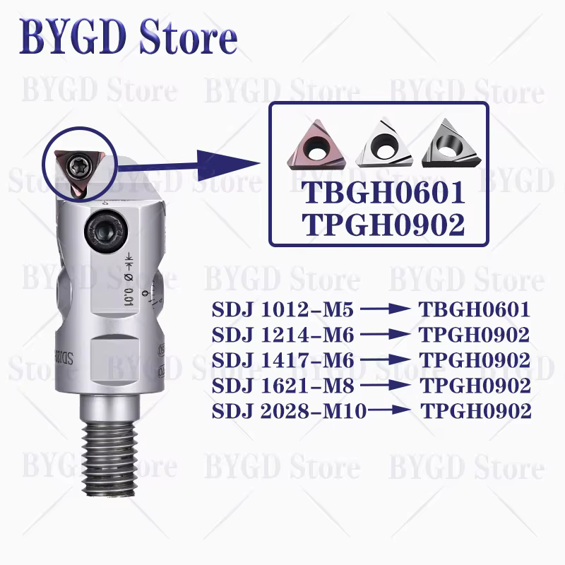 BYGD BT30 BT40 SDJ tête d'outil LBK CBK EWN RBH TCT dent de verrouillage SDJ10 SDJ12 SDJ14 SDJ16 SDJ20 SDJ25 M8 M10 M12 M16 M20 porte-outil