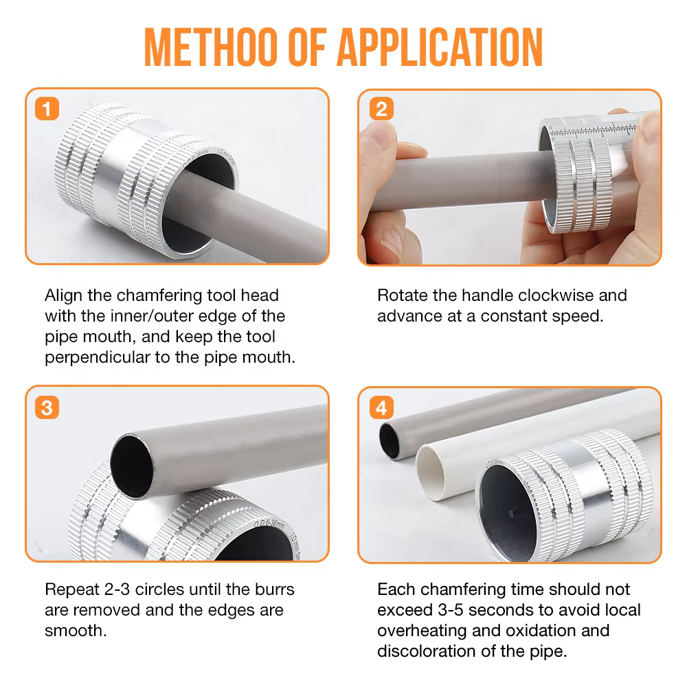 Outil de chanfreinage pour tubes de 1/4" à 1-3/8"