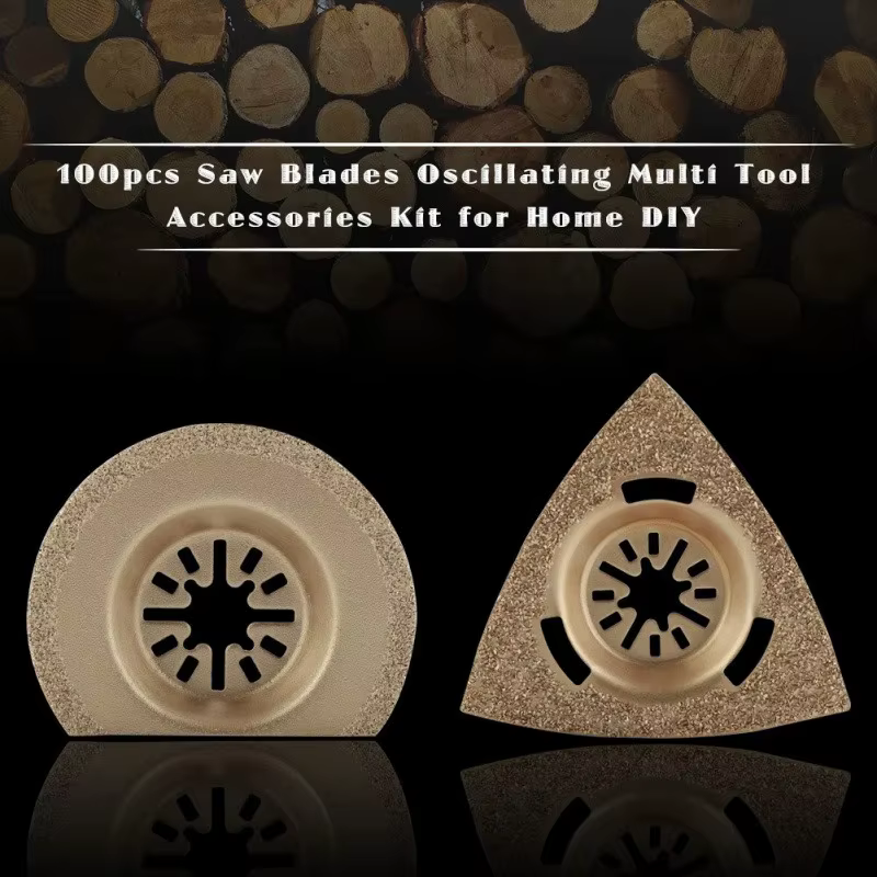 100 lames de scie oscillantes multifonctions, lames bimétalliques de précision pour outil de découpe Dewalt Renovator, accessoires de coupe