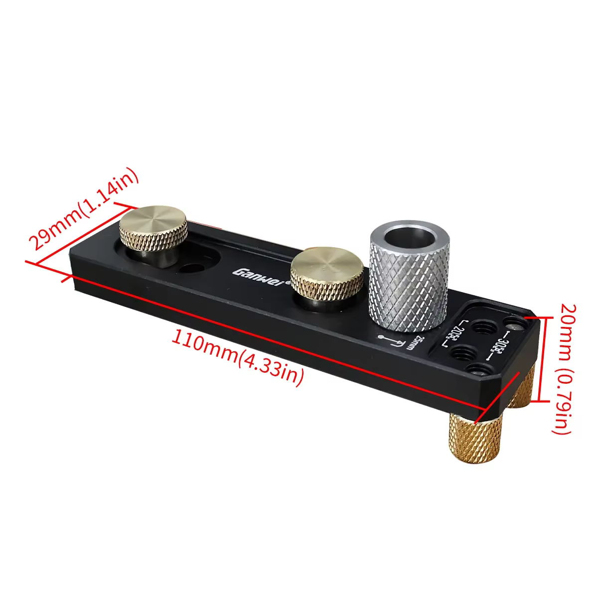 Guide de perçage sur rail à profil en aluminium pour perforateur vertical pour 20 # 30 # 40 # Profilés