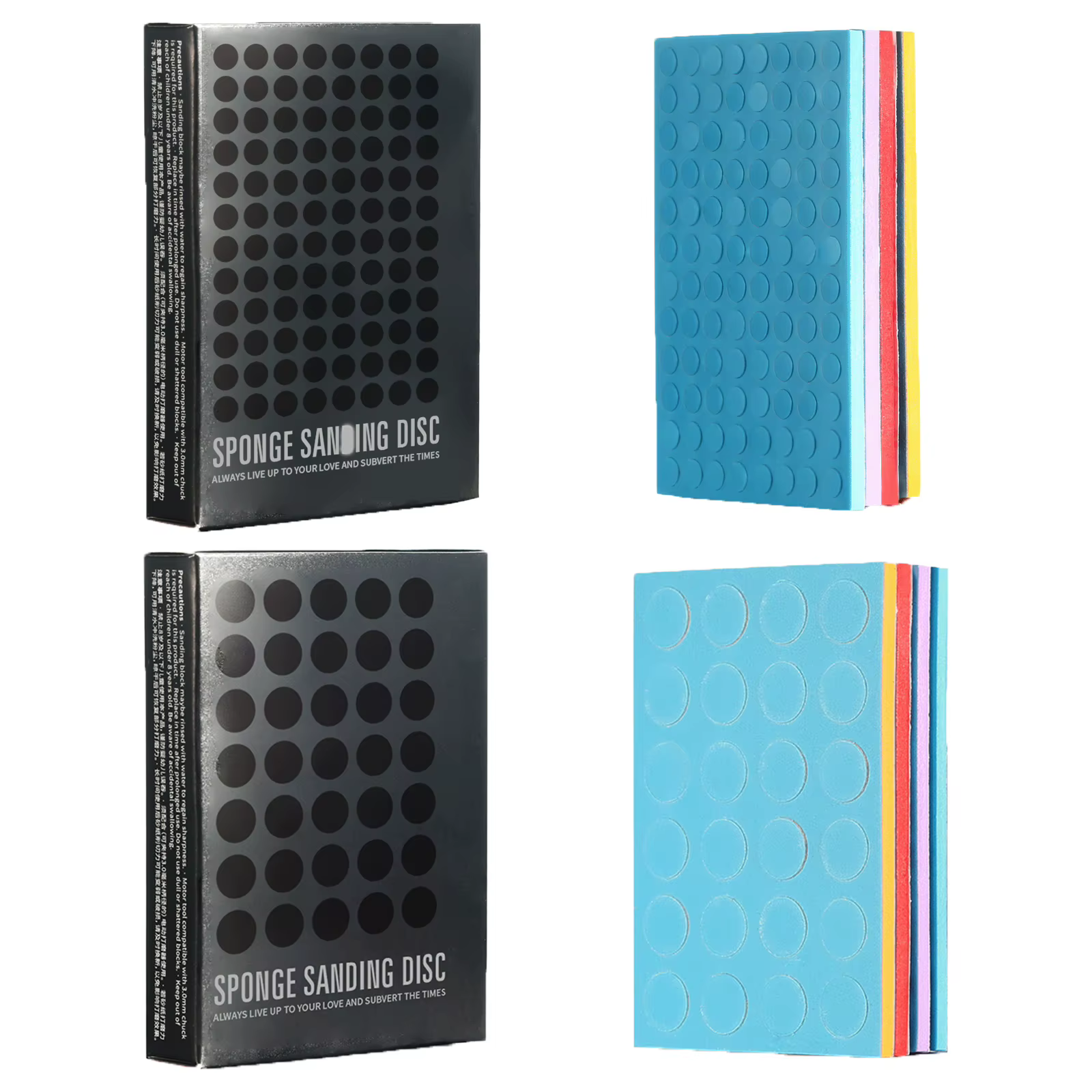 1 SET DSPIAE SS-C01 SS-C02 Éponge papier de verre Double Face Converasive modélisation Outils De Ponçage