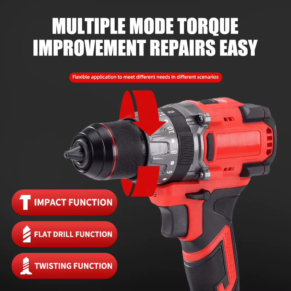 21V Supplier New 13mm Drilling Capacity Max 90N Torque Professional Percussion Drill With Antikickback Protection
