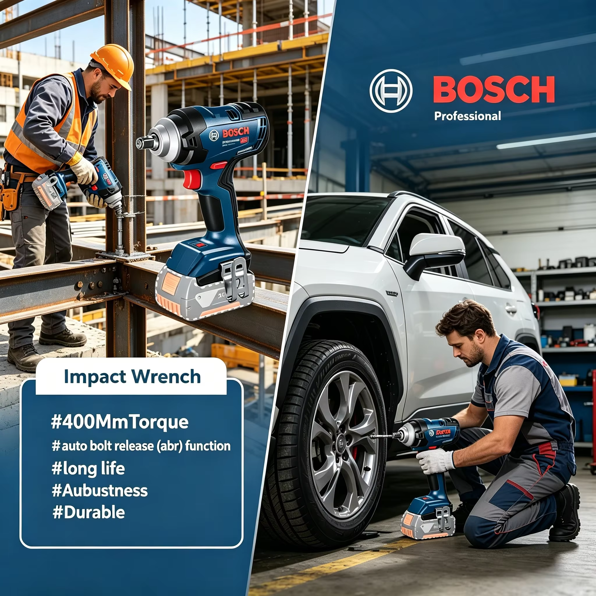 Nouvelle clé à chocs Bosch GDS 18V-400 18V