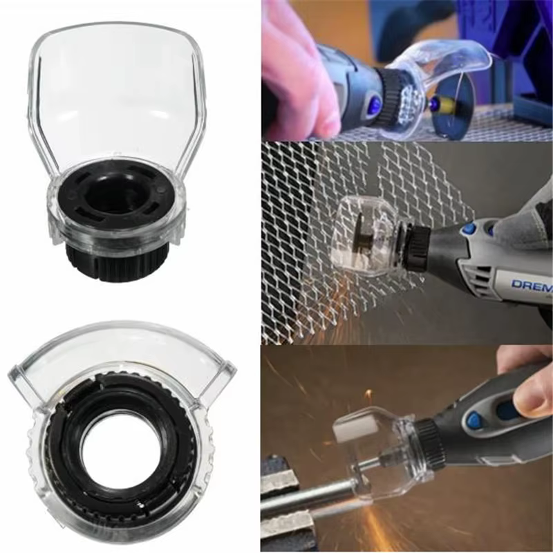 Cache de protection pour meuleuse électrique, accessoire rotatif pour perceuse, outils de sécurité