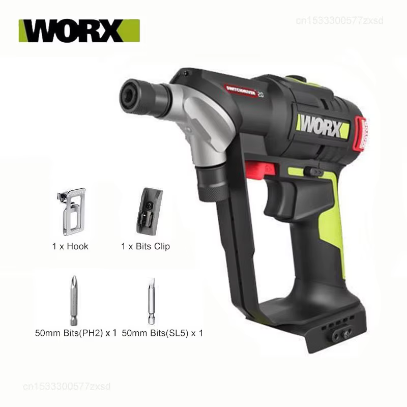 WORX WU177 clé à moteur électrique sans brosse à couple élevé tournevis à percussion sans fil perceuse