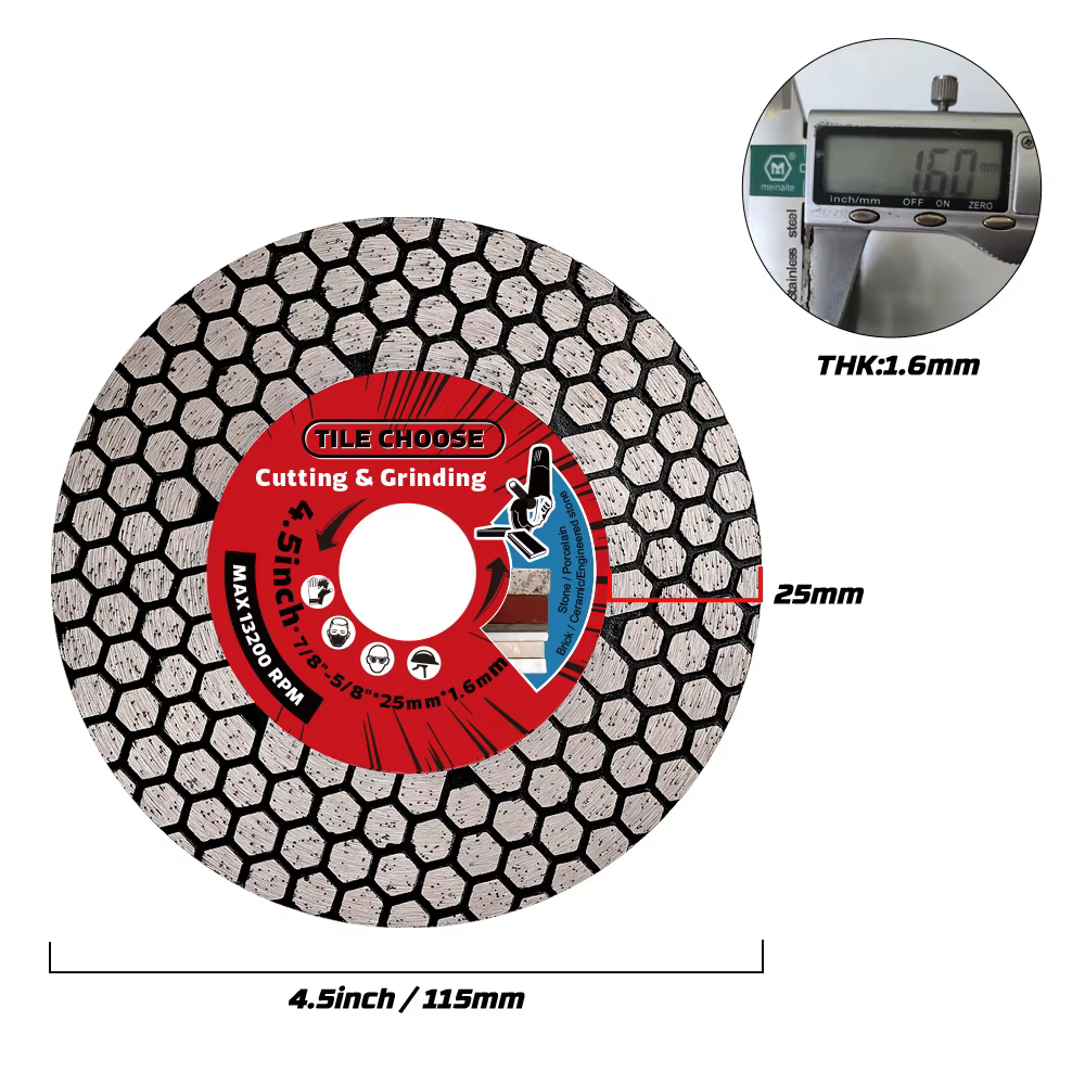 Lame de diamant D115mm/125mm