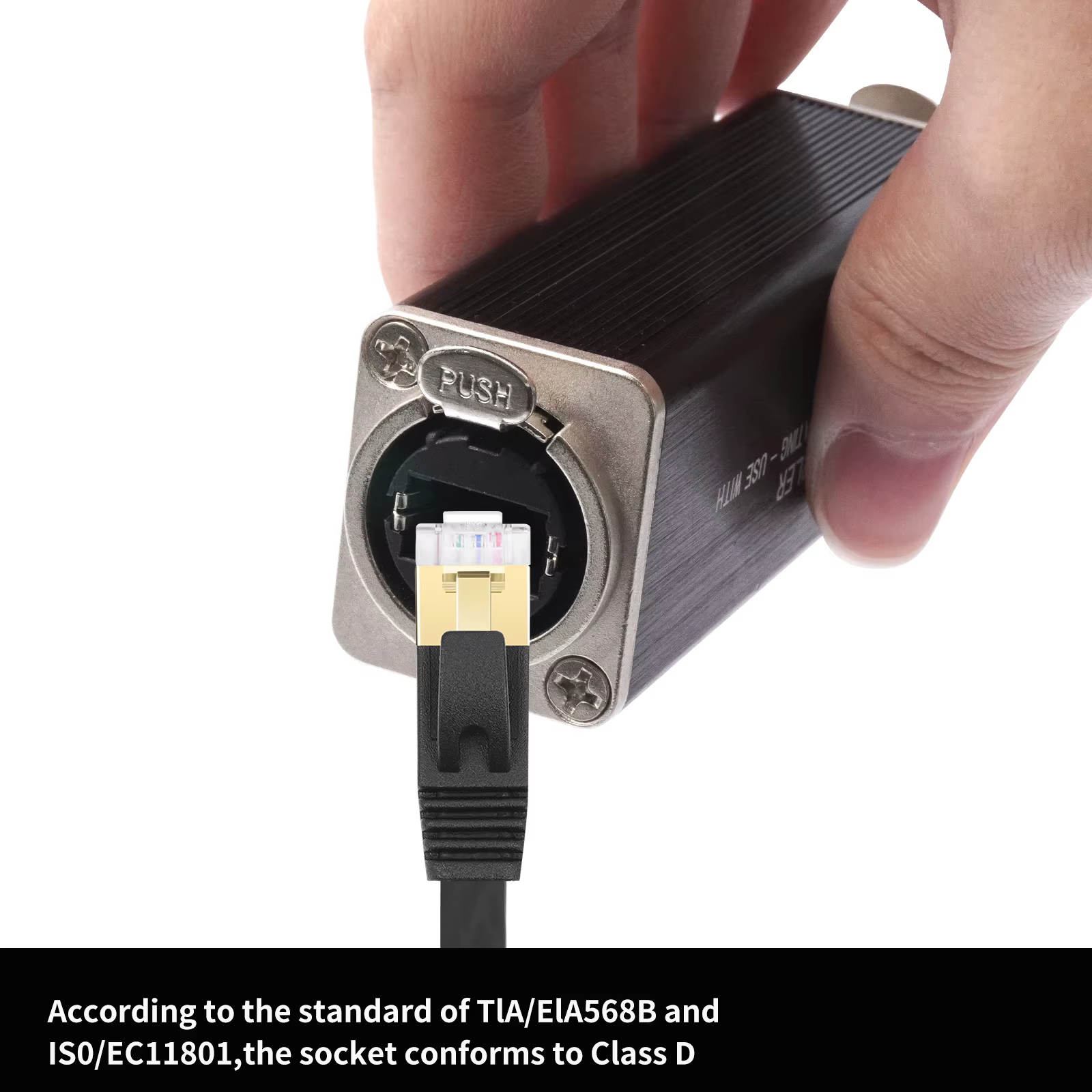 Connecteur RJ45 femelle-femelle droit avec système de verrouillage à ressort reconnu, coupleurs réseau droits pour extensions de câbles