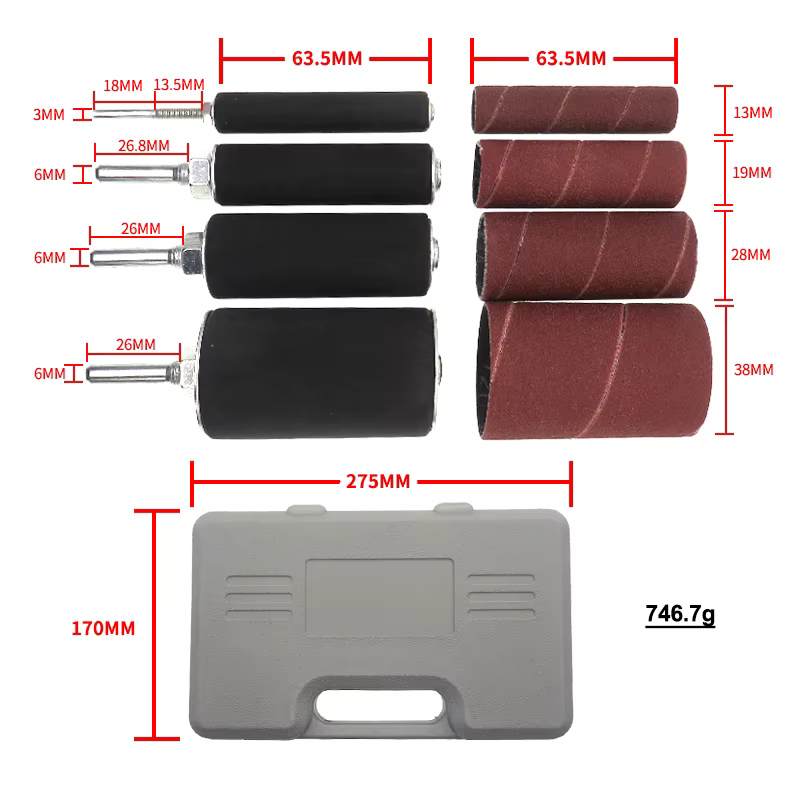 Kit de tambour de ponceuse à broche