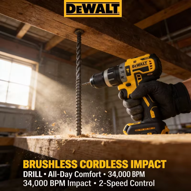 Perceuse à percussion sans fil Dewalt DCD796