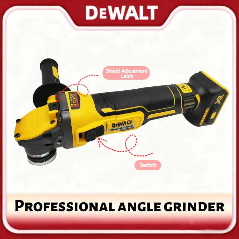 Meuleuse d'angle sans fil DEWALT DCG409 20V | Machine de découpe et de polissage professionnelle 125 mm 9000 tr/min
