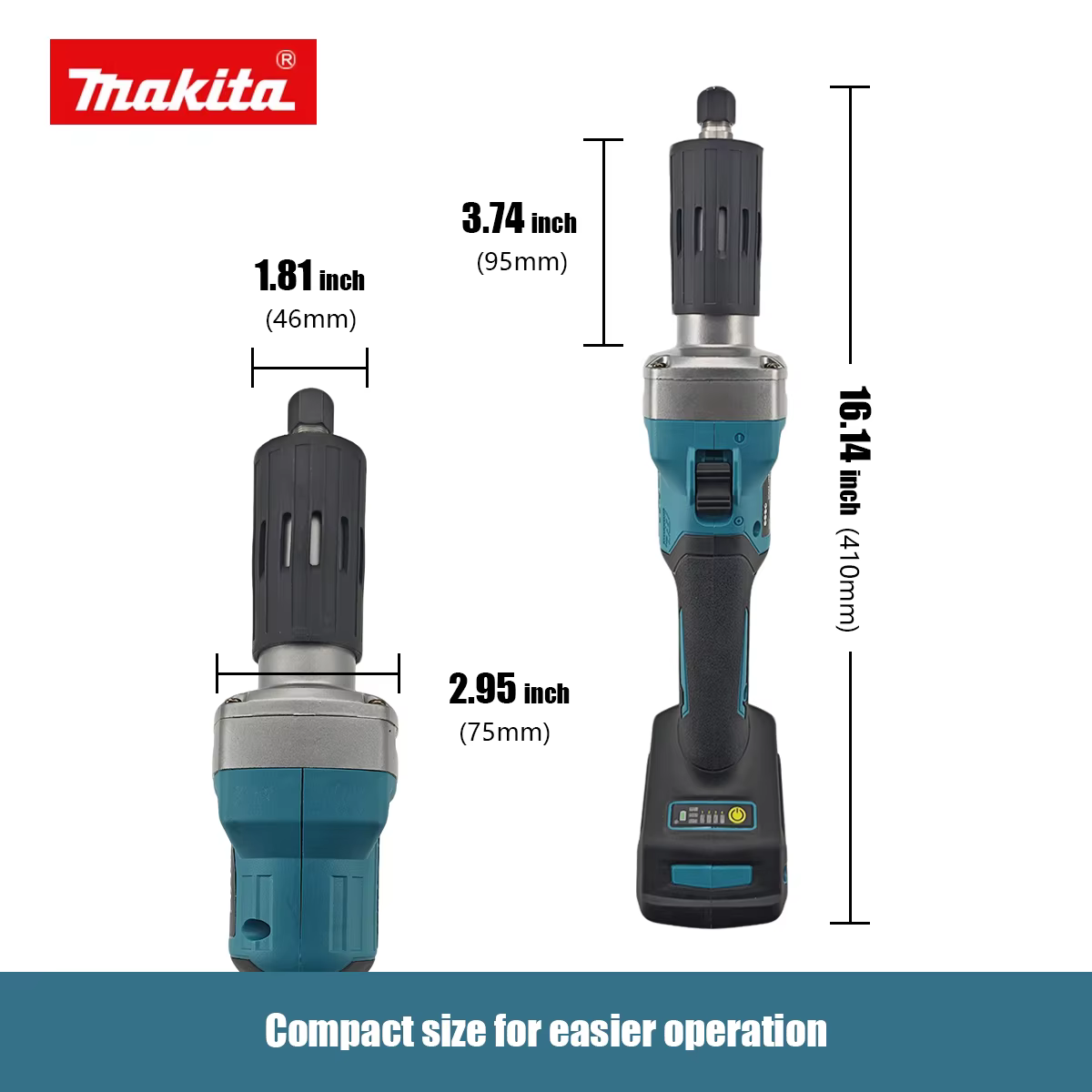 Meuleuse sans fil Makita à moteur sans balais