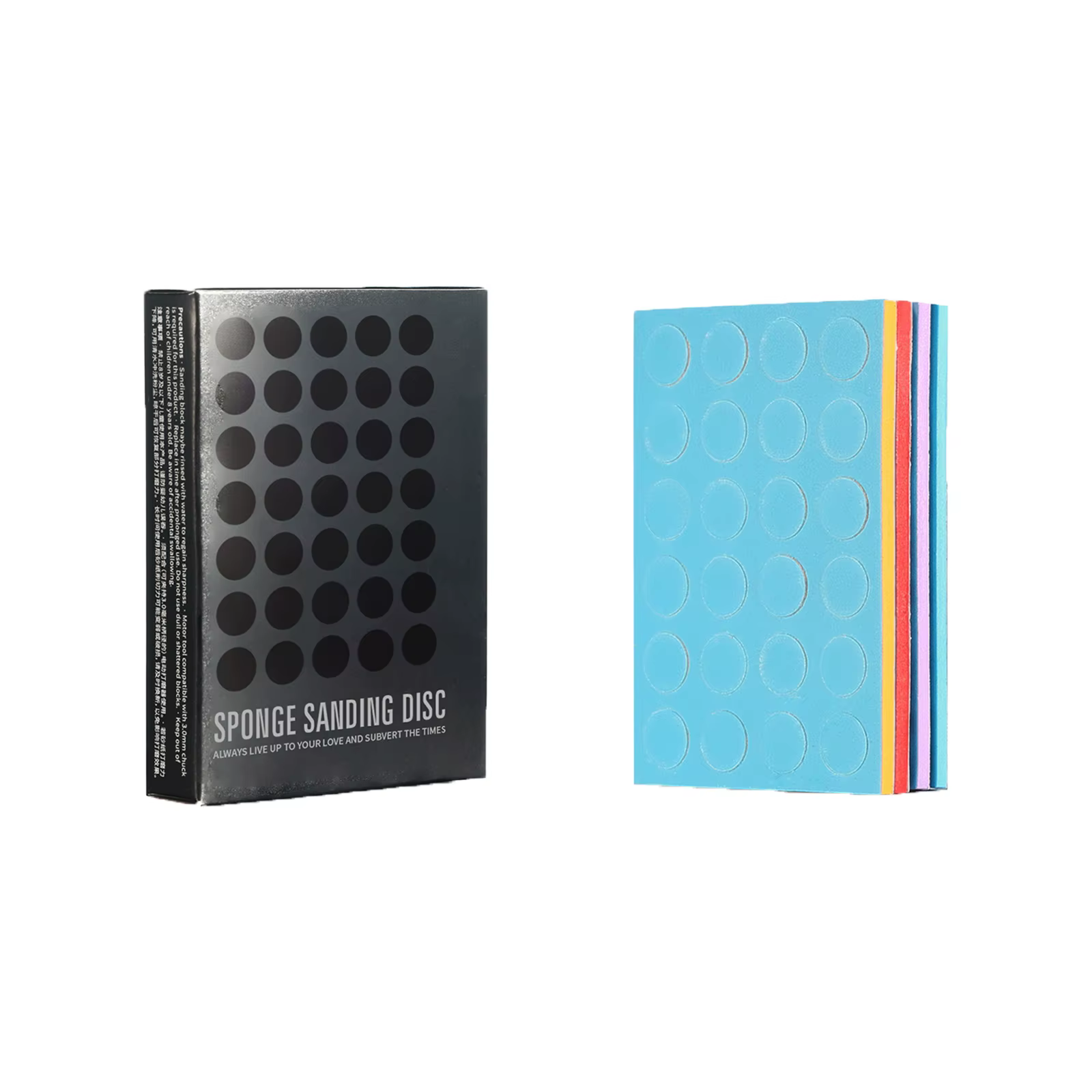 1 SET DSPIAE SS-C01 SS-C02 Éponge papier de verre Double Face Converasive modélisation Outils De Ponçage