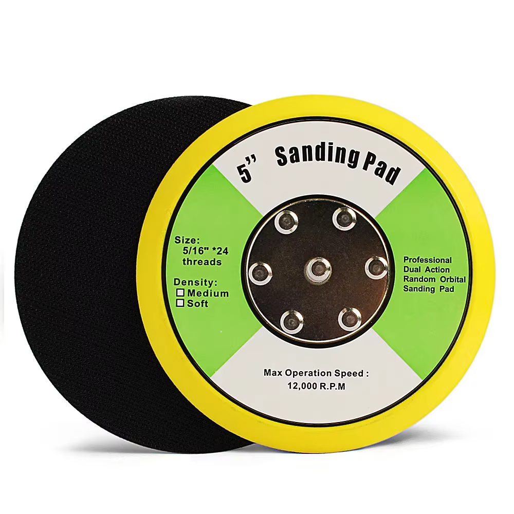 3 ''/4''/5 "/6 jeux de plaques de support de ponceuse de polissage tampons
