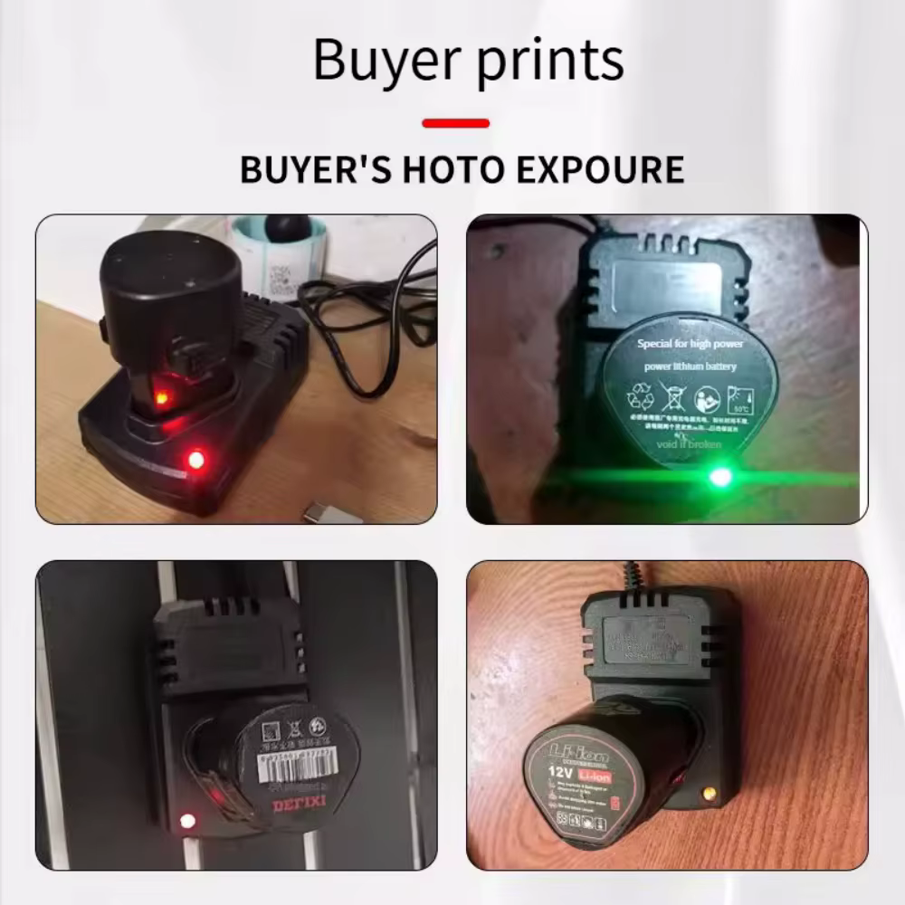 Chargeur de perceuse électrique 12V