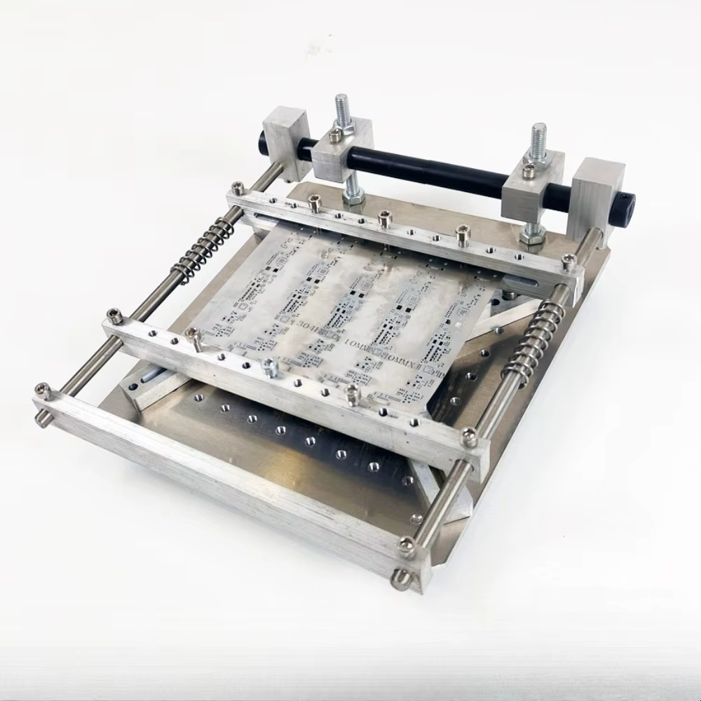 Plateforme d'impression manuelle de pâte à souder pour PCB en acier
