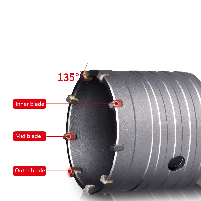 Couronne pour Scie Cloche à Mur en Béton