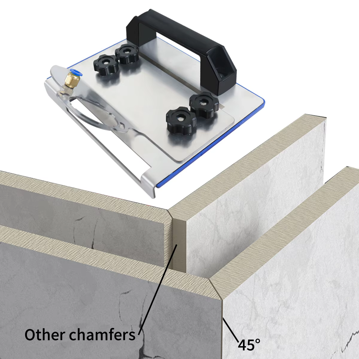 Support de meuleuse d'angle pour carrelage