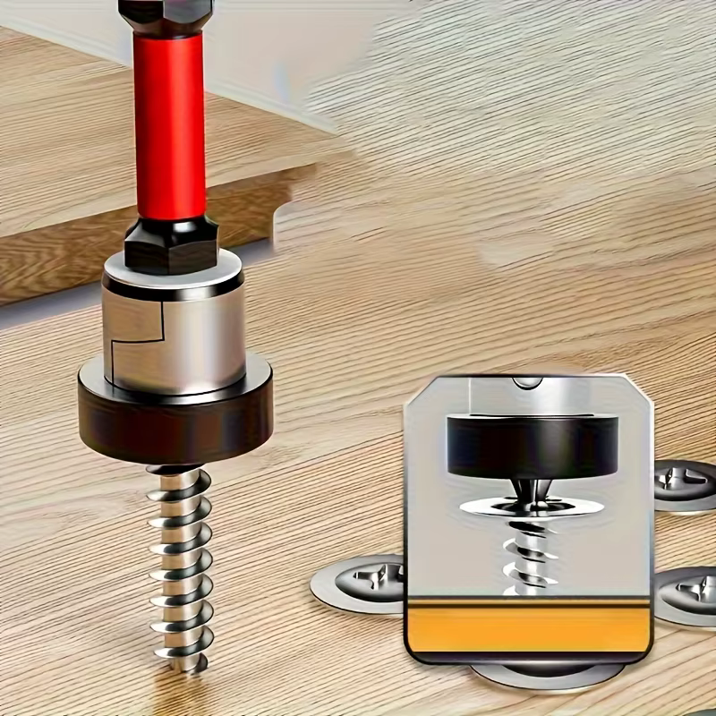 Embouts de tournevis de positionnement, embouts de vis pour cloisons sèches 50mm, plaques de plâtre, vis de localisation de têtes de lot, outils de perçage